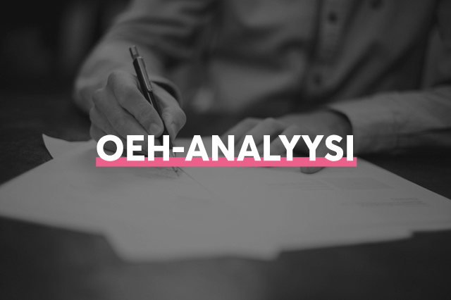OEH-analyysi - myyntitaidot - asiantuntijamyynti